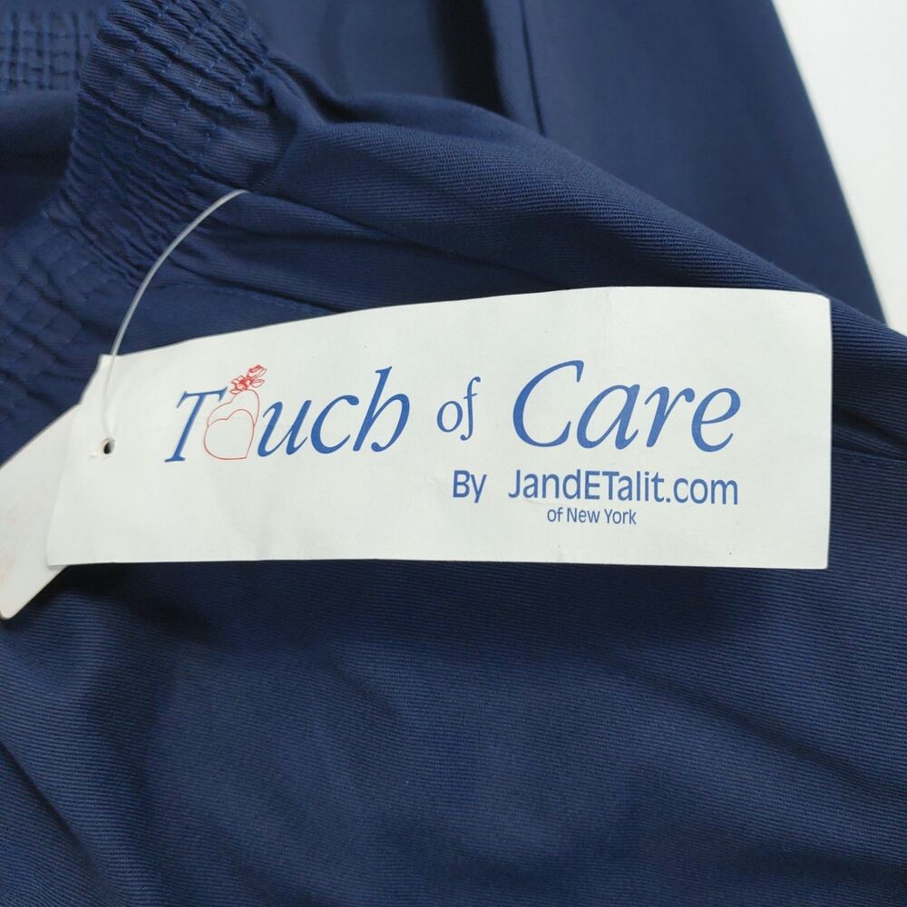 New Touch of Care Unisex Adaptive Elastic Waist Pants Navy Blue Size 2X NWT - Picture 5 of 10